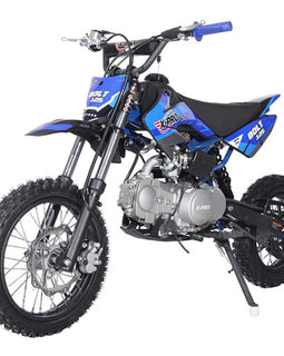 Free Shipping! X-PRO Bolt 125cc Dirt Bike with 4-Speed Manual Transmission, Kick Start, Big 14in/12in Tires! Zongshen Brand Engine!