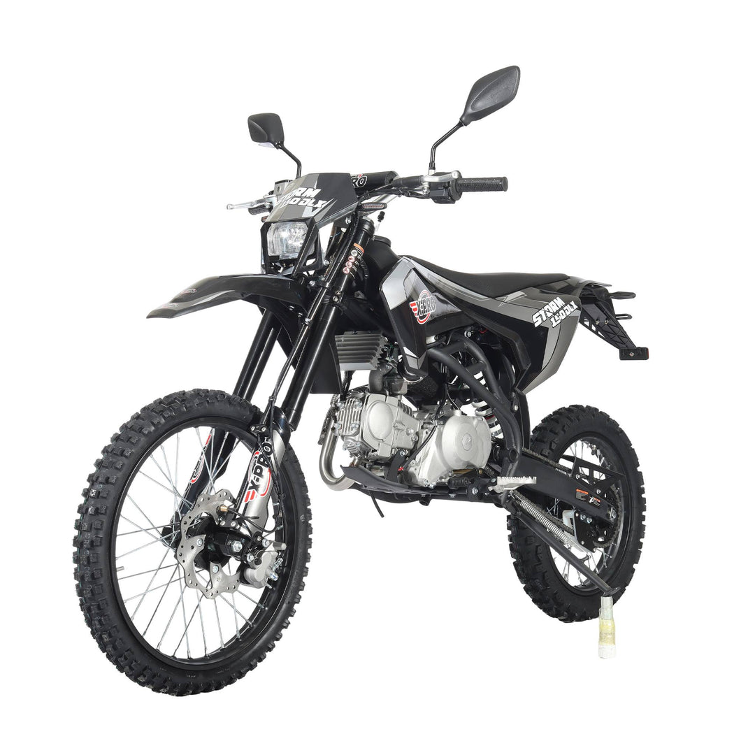 Free Shipping! X-PRO Storm DLX 150 Dirt Bike with All Lights, 4-Speed Manual Transmission, Electric/Kick Start, Big 19in/16in Tires!