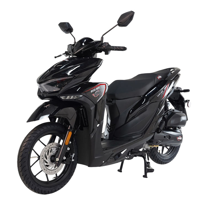 Free Shipping! X-PRO Tinian 200 EFI Electronic Fuel Injection Scooter with CVT Transmission, 14" Alloy Wheels, LED Headlights!