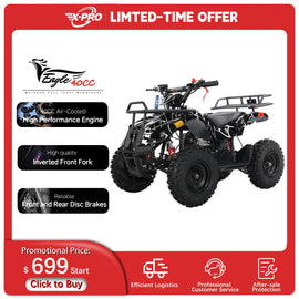 Free Shipping! X-PRO Eagle 40cc ATV with Chain Transmission, Pull start! Disc Brake! 6" Tires!