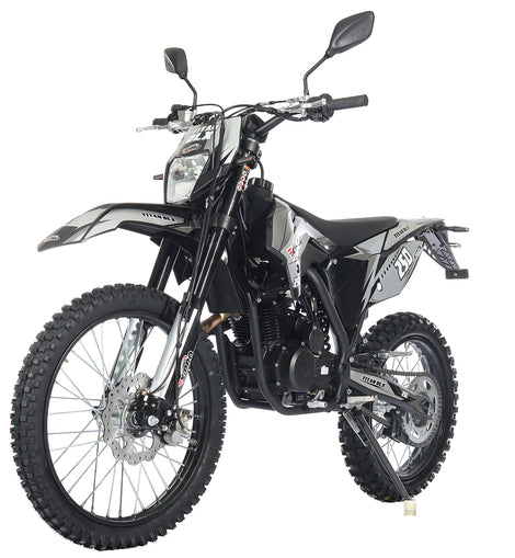 Free Shipping! X-PRO Titan 250 DLX 250cc Dirt Bike with All Lights and 5-Speed Manual Transmission,  Electric/Kick Start! Big 21in/18in Wheels! Zongshen Brand Engine!