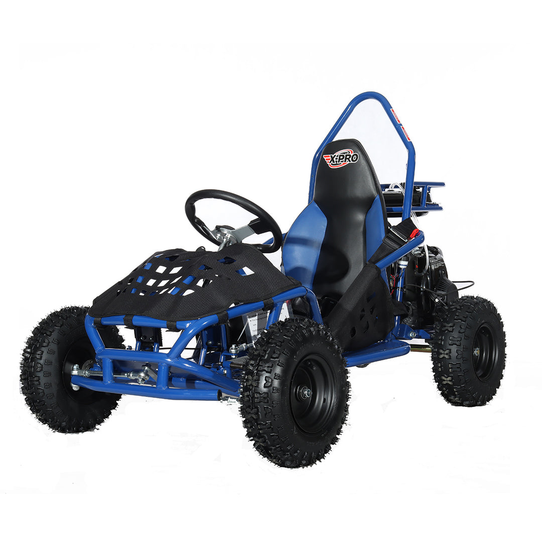 Free shipping! X-PRO Rover 50 49cc Go Kart with Pull Start, Rear Disc Brake, 6in Wheels!