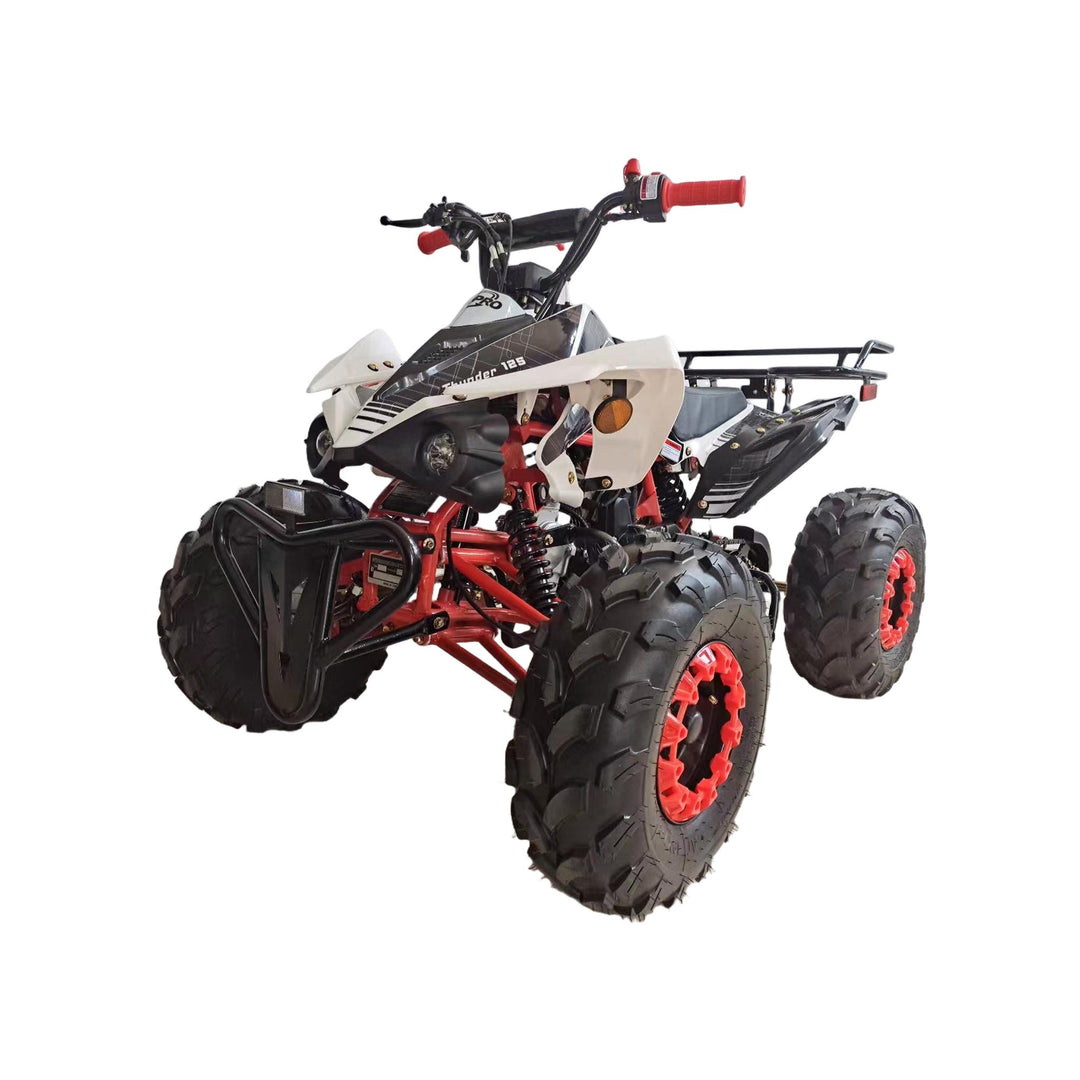 Free shipping! X-PRO Thunder 125cc ATV with Automatic Transmission w/Reverse, LED Headlights, Big 19in/18in Tires!