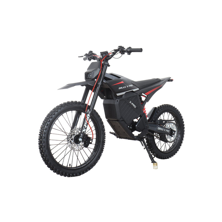 Free Shipping! X-PRO DRAX X PRO 6600W 72V/30AH Teens Adults Electric Dirt Bike with Front LED Light! 19"/17" Wheels!