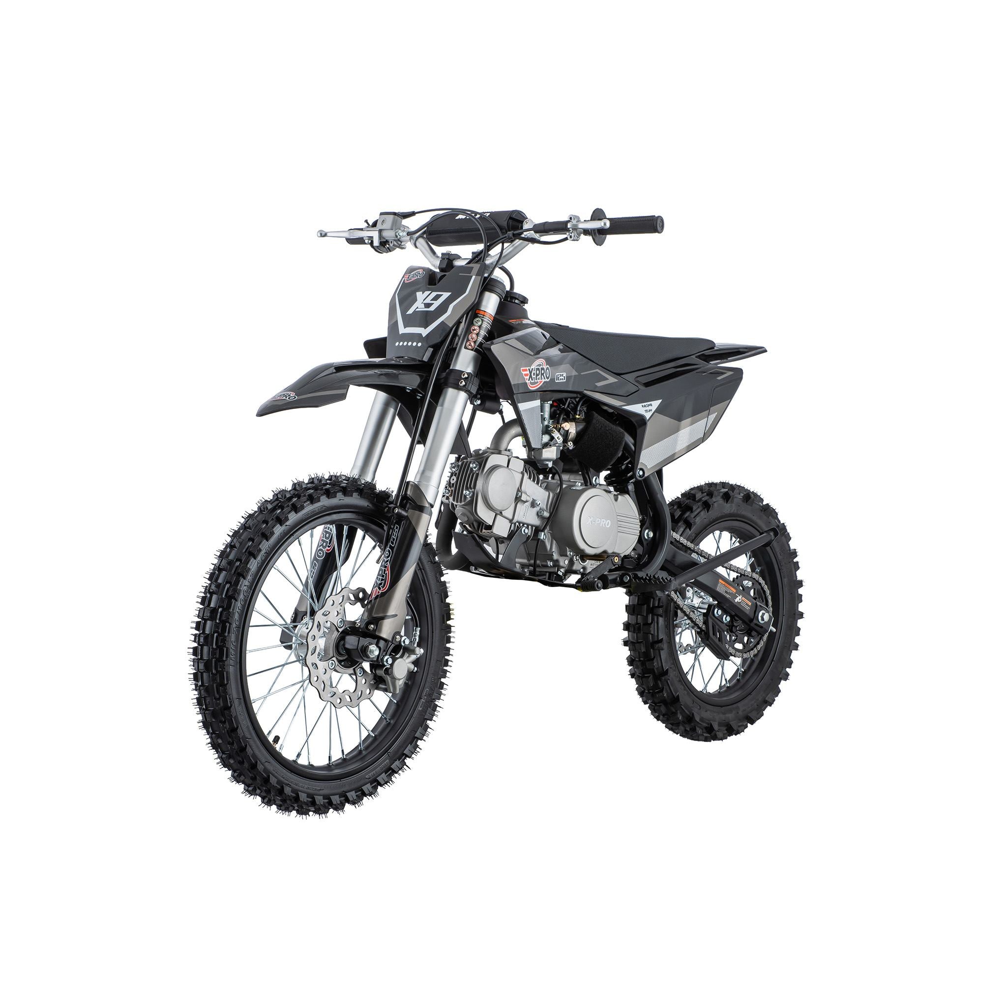 Free Shipping! X-PRO X9 125cc Dirt Bike with 4-Speed Manual