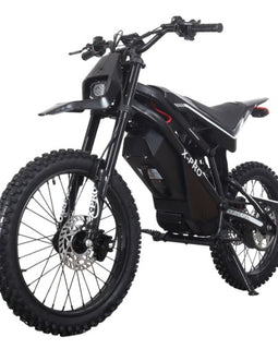 Free Shipping! X-PRO 4000W 60V 27AH Teens Adults Electric Dirt Bike with Front LED Light! 19/17 Wheels!