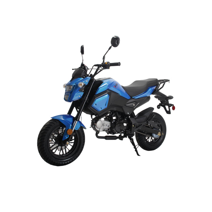 Free shipping! X-PRO 125cc Vader Motorcycle with Manual Transmission, Electric Start! Dual Headlights! Big 12in Wheels!