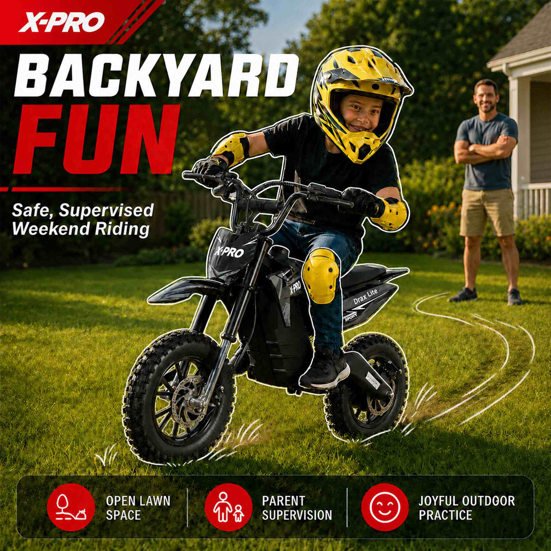Free Shipping! X-PRO Drax Lite 1200W 48V Electric Dirt Bike with Adjustable Speed!