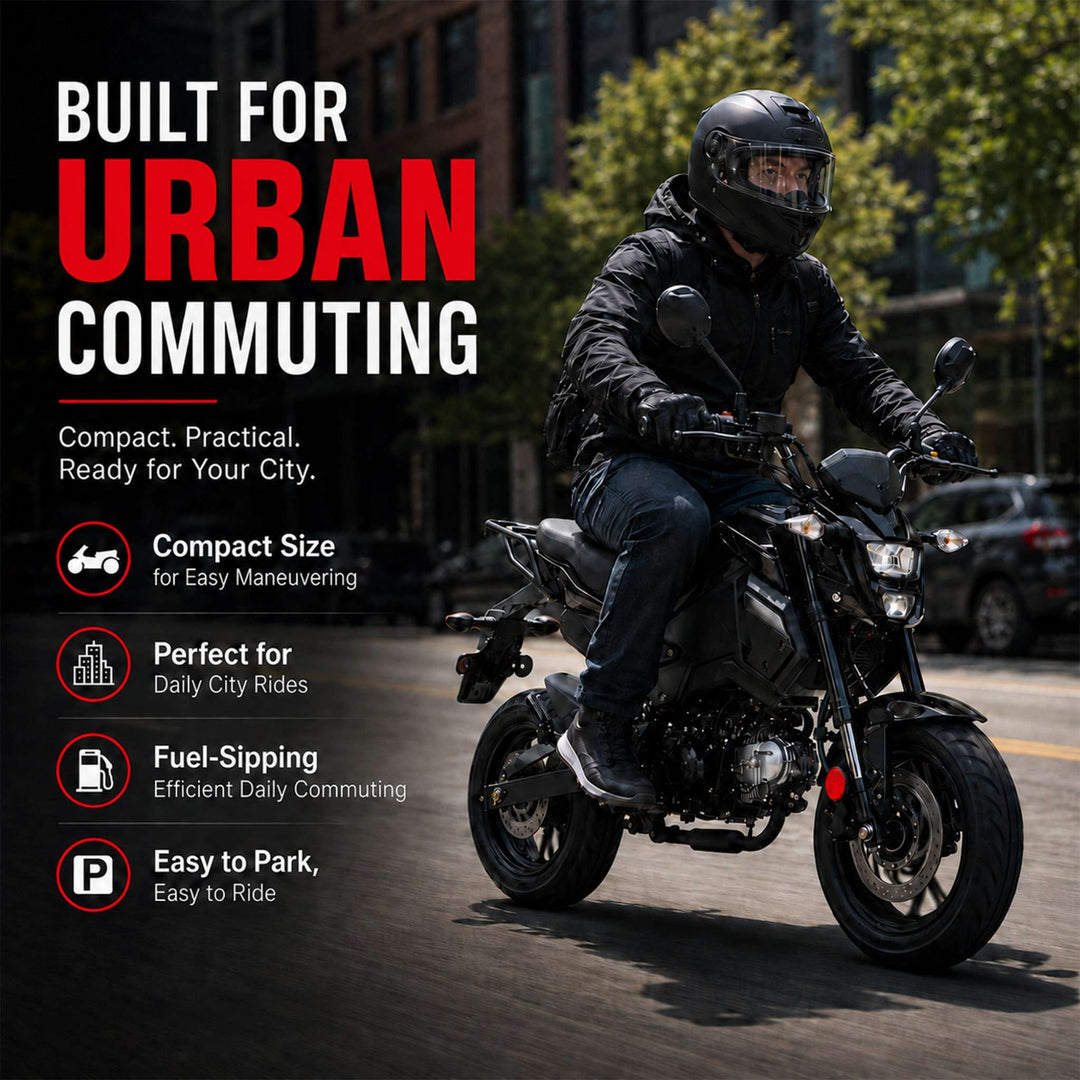 Free shipping! X-PRO 125cc Vader Motorcycle with Manual Transmission, Electric Start! Dual Headlights! Big 12in Wheels!