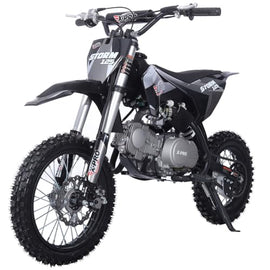 Free Shipping! X-PRO Strom 125cc Dirt Bike with 4-Speed Manual Transmission, Kick Start, Big 14"/12" Tires! Zongshen Brand Engine!