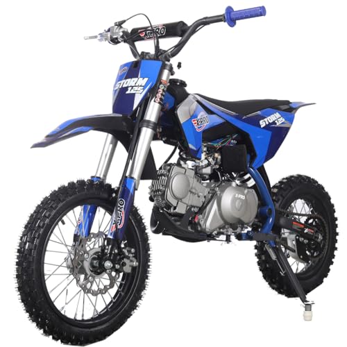 Free Shipping! X-PRO Storm 125cc Dirt Bike with Automatic Transmission, Electric Start, Big 14in/12in Tires!