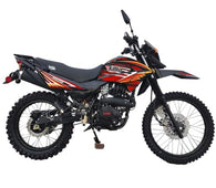 Free Shipping! X-PRO RXE 250 Dual Sports Enduro Dirt Bike with 5-Speed Manual Transmission! Electric/Kick Start, 21in/18in Wheels!