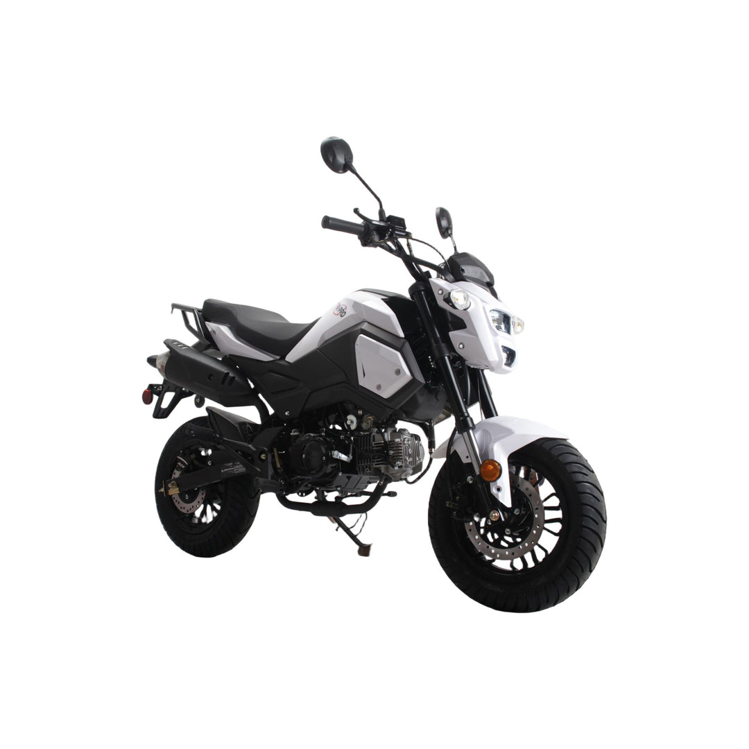 Free shipping! X-PRO 125cc Vader Motorcycle with Manual Transmission, Electric Start! Dual Headlights! Big 12in Wheels!