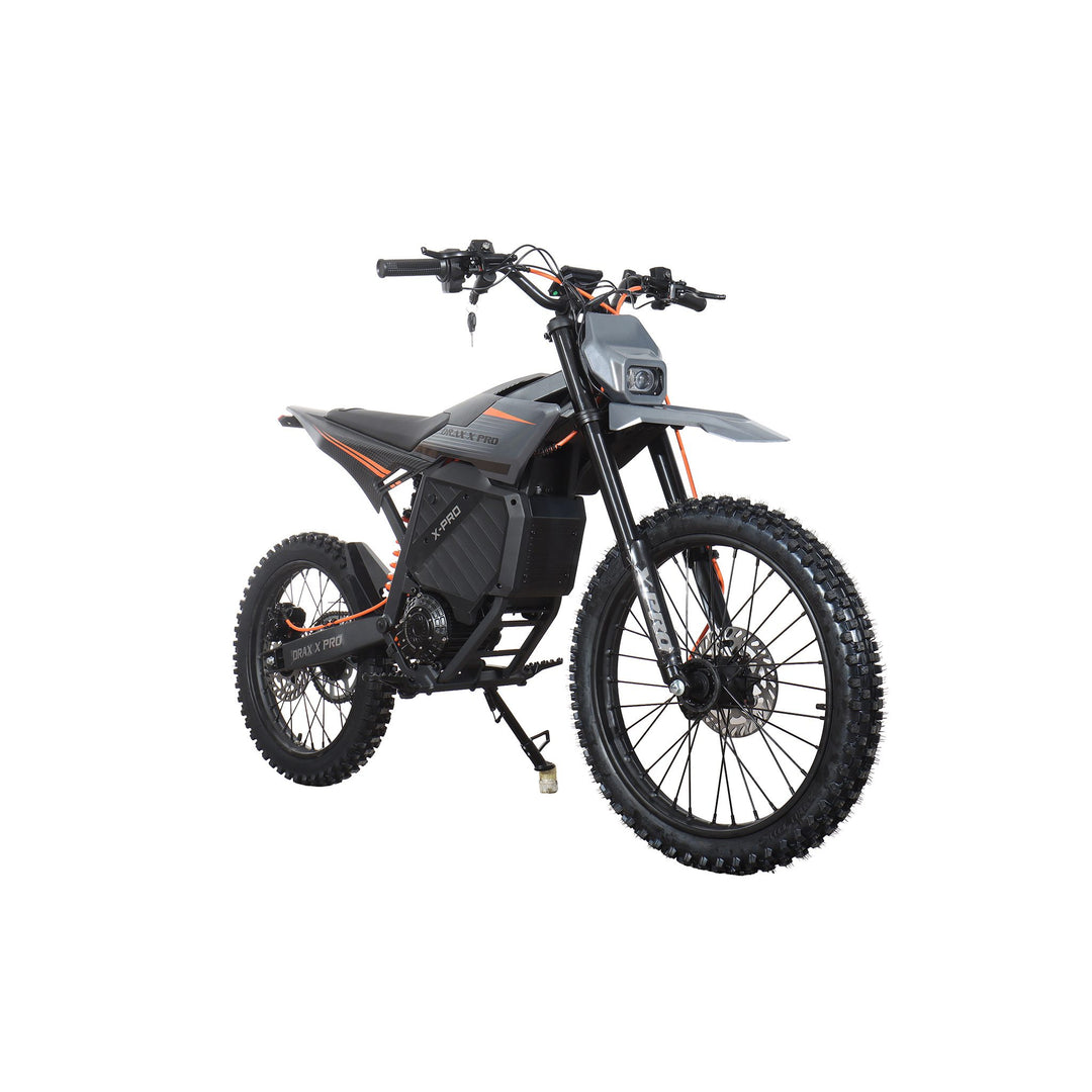 Free Shipping! X-PRO DRAX X PRO 6600W 72V/30AH Teens Adults Electric Dirt Bike with Front LED Light! 19"/17" Wheels!