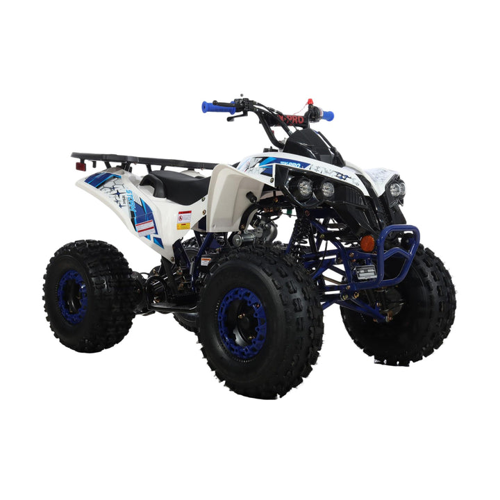 Free Shipping! X-PRO Storm 125cc ATV with Automatic Transmission w/Reverse, LED Headlights, Electric Start, Big 19in/18in Tires!