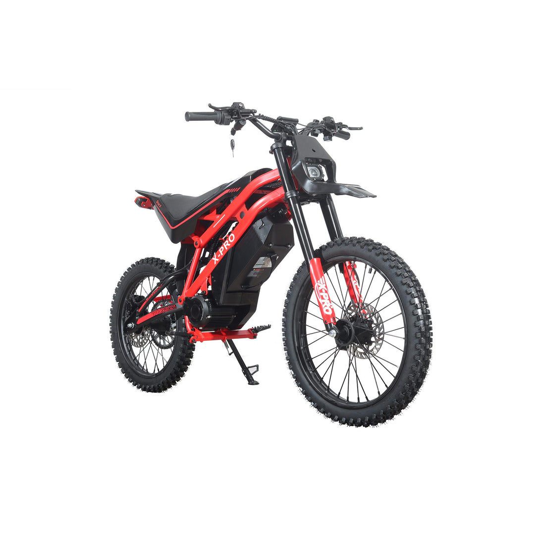 Free Shipping! X-PRO Drax X 4600W Electric Dirt Bike for Adults &amp; Teens - Powerful Brushless Motor,19"/17" Off-Road Tires, Dual Braking &amp;Suspension,LED Headlight,Heavy Duty Electric Dirt Bike for All Terrain