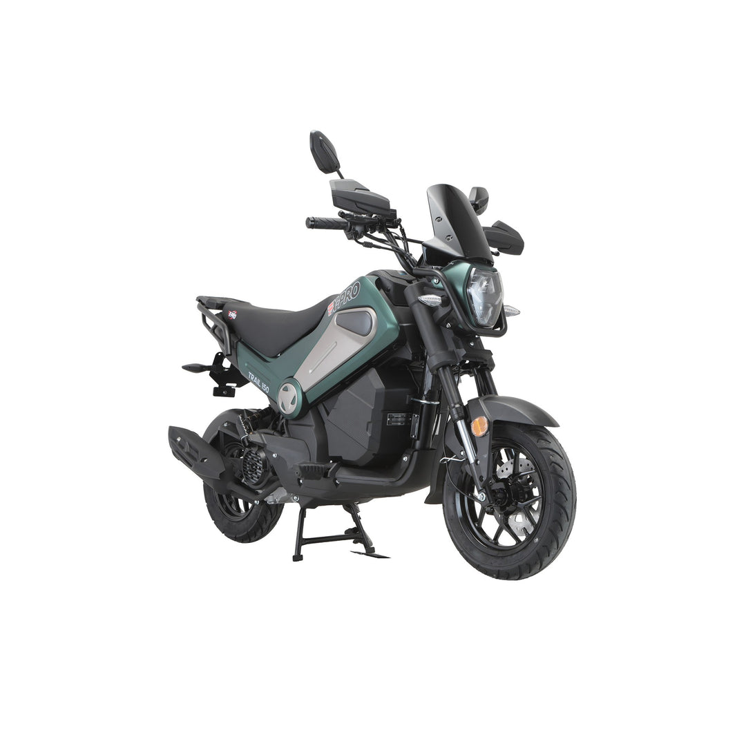 Free Shipping! X-PRO Trail 150 Motorcycle with Automatic Transmission, Electric/Kick Start! 12"/10" Aluminum Wheels! LED Lights!