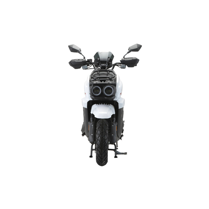 Free Shipping! X-PRO Tank 200 Moped Scooter with 12" Aluminum Wheels! Electric/Kick Start, LED Lights!
