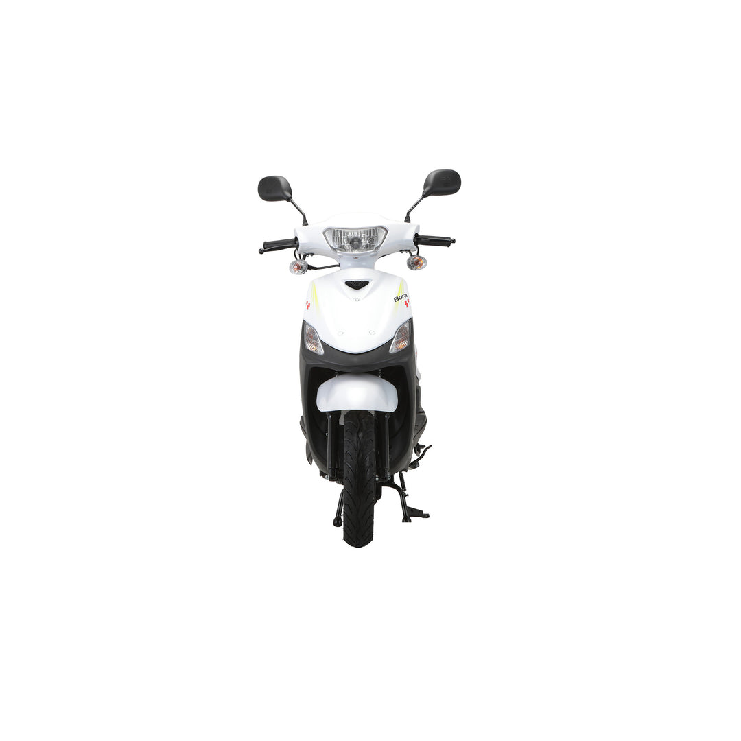 Free Shipping! X-PRO Bora 50cc Moped Scooter with 10" Aluminum Wheels, Electric/Kick Start!