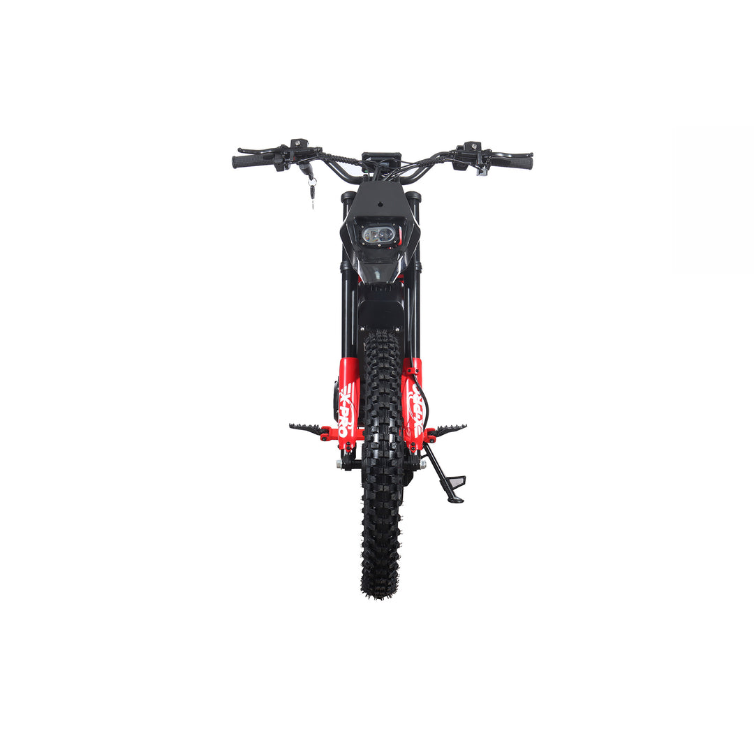 Free Shipping! X-PRO Drax X 4600W Electric Dirt Bike for Adults &amp; Teens - Powerful Brushless Motor,19"/17" Off-Road Tires, Dual Braking &amp;Suspension,LED Headlight,Heavy Duty Electric Dirt Bike for All Terrain