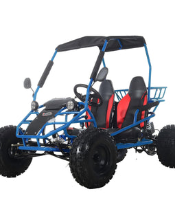 Free Shipping! X-PRO Rover 150 Go Kart with 3-Speed Semi-Automatic Transmission w/Reverse, LED Headlights, Big 19in/18in Wheels!