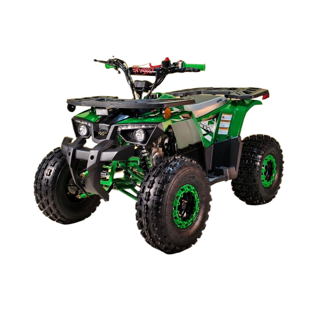 Free Shipping! X-PRO Orca 125cc ATV with Automatic Transmission w/Reverse, LED Headlights, Electric Start, Big 19"/18" Tires!