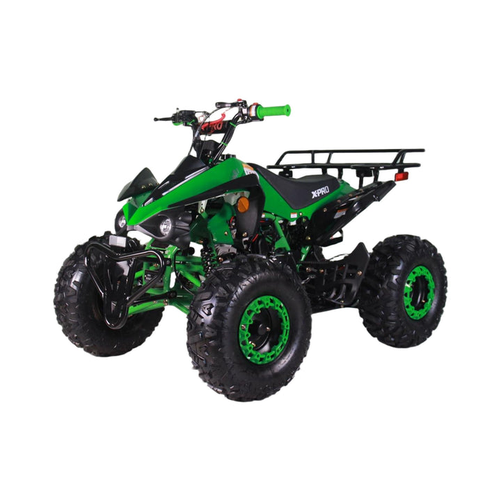 Free shipping! X-PRO Blast 125cc ATV with Automatic Transmission w/Reverse, LED Headlights, Big 19in/18in Tires!