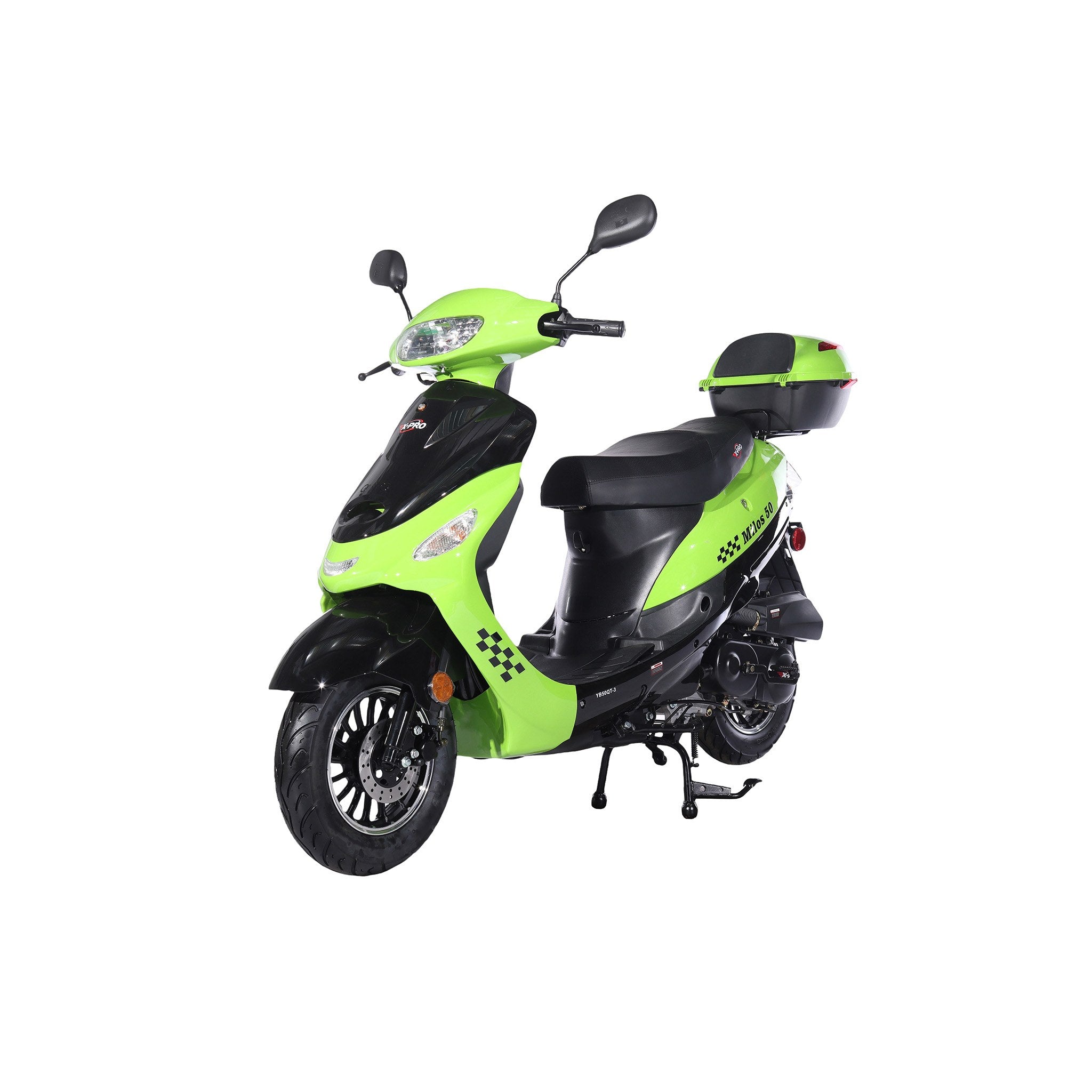 Free Shipping! X-PRO Milos 50 49.6cc Moped — Trunk Included, EPA