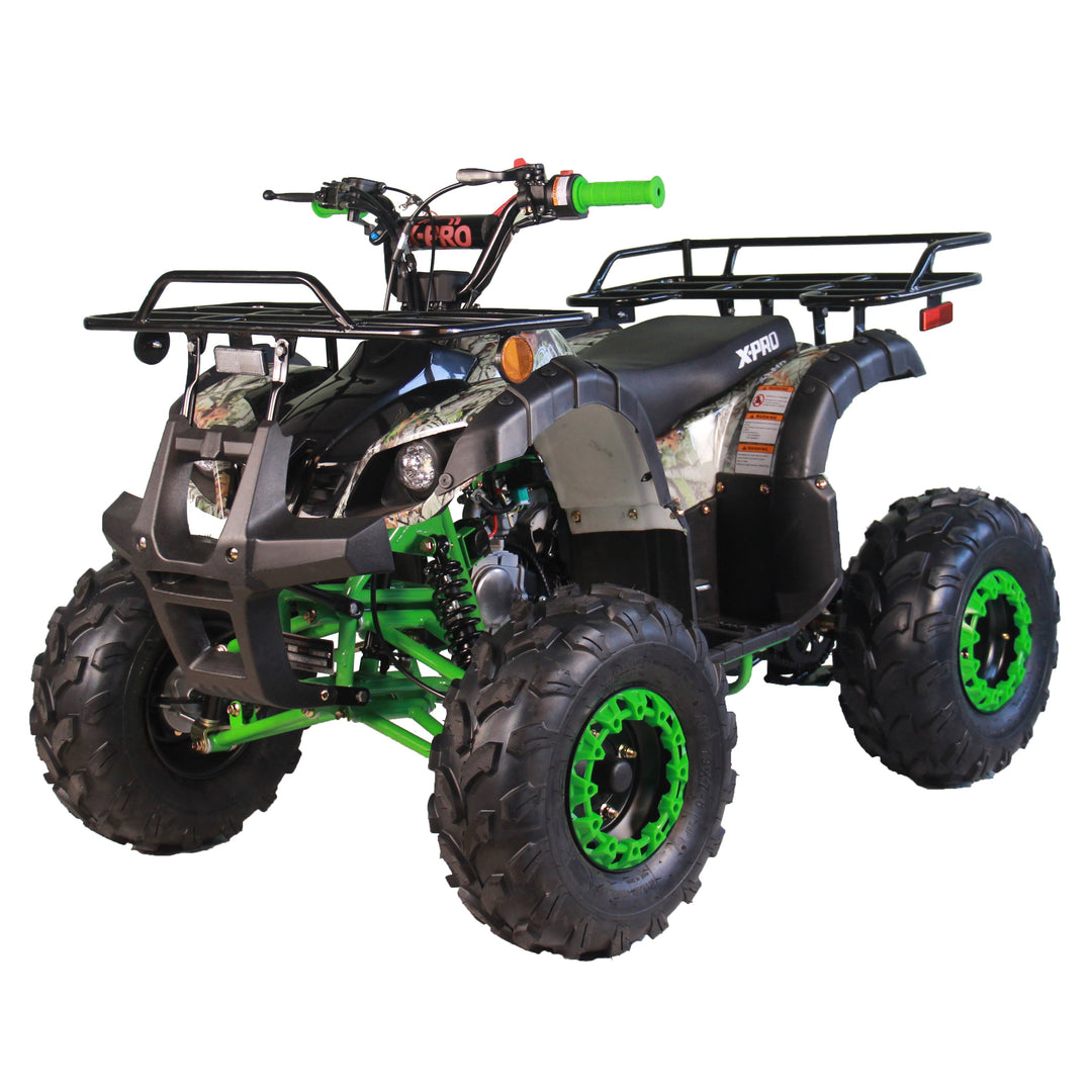 Free shipping! X-PRO Hawk 125cc ATV with Automatic Transmission w/Reverse,  LED Headlights, Remote Control! Big 19in/18inTires!