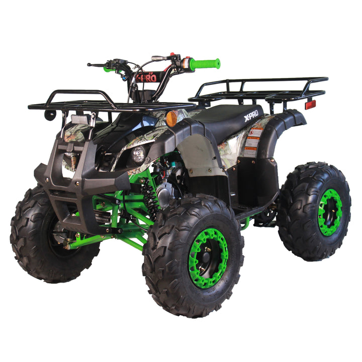 Free shipping! X-PRO Hawk 125cc ATV with Automatic Transmission w/Reverse,  LED Headlights, Remote Control! Big 19in/18inTires!