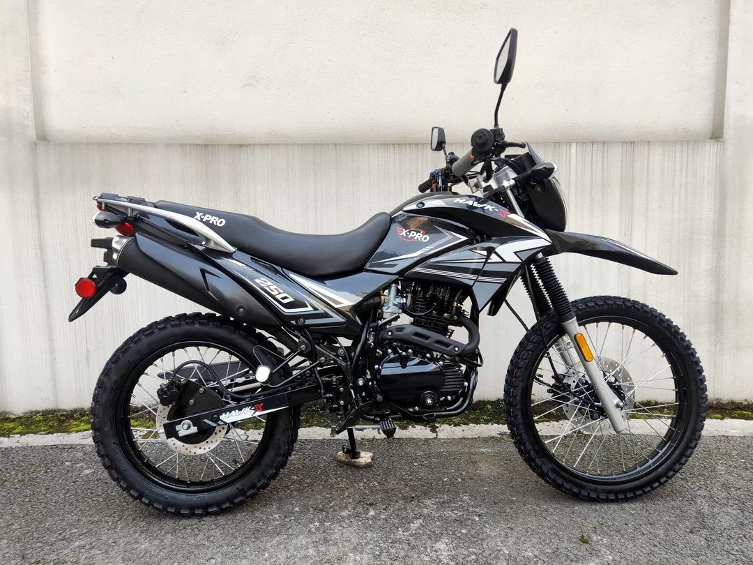 Free Shipping! X-PRO Hawk-X 250 DOT Street Legal Enduro Dirt Bike with Balance Shaft Engine and Full DOT Light! 21"/18" Wheels, Free Shipping!X-PRO Hawk-X 250 DOT Street Legal Enduro Dirt Bike with Balance Shaft Engine and Full DOT Light! 21"/18" Wheels