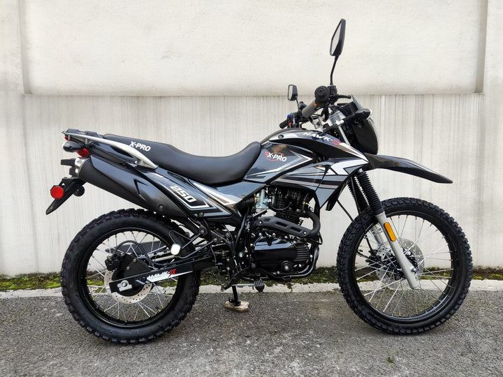 Free Shipping! X-PRO Hawk-X 250 DOT Street Legal Enduro Dirt Bike with Balance Shaft Engine and Full DOT Light! 21"/18" Wheels, Free Shipping!X-PRO Hawk-X 250 DOT Street Legal Enduro Dirt Bike with Balance Shaft Engine and Full DOT Light! 21"/18" Wheels