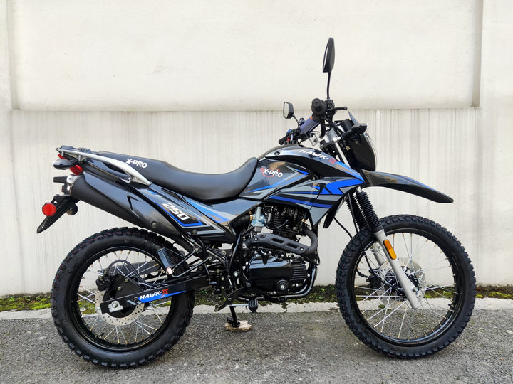 Free Shipping! X-PRO Hawk-X 250 DOT Street Legal Enduro Dirt Bike with Balance Shaft Engine and Full DOT Light! 21"/18" Wheels, Free Shipping!X-PRO Hawk-X 250 DOT Street Legal Enduro Dirt Bike with Balance Shaft Engine and Full DOT Light! 21"/18" Wheels