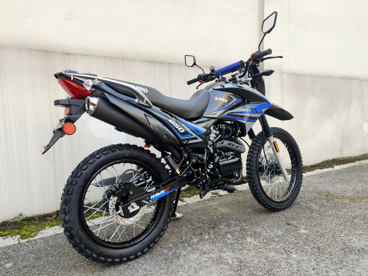Free Shipping! X-PRO Hawk-X 250 DOT Street Legal Enduro Dirt Bike with Balance Shaft Engine and Full DOT Light! 21"/18" Wheels, Free Shipping!X-PRO Hawk-X 250 DOT Street Legal Enduro Dirt Bike with Balance Shaft Engine and Full DOT Light! 21"/18" Wheels