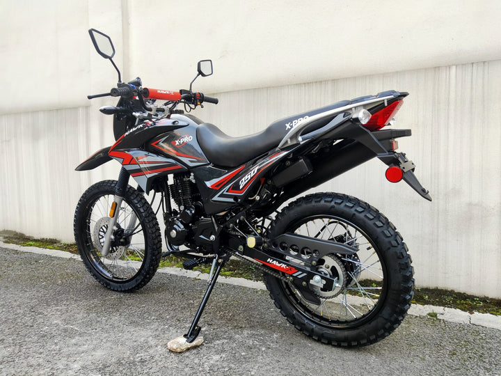 Free Shipping! X-PRO Hawk-X 250 DOT Street Legal Enduro Dirt Bike with Balance Shaft Engine and Full DOT Light! 21"/18" Wheels, Free Shipping!X-PRO Hawk-X 250 DOT Street Legal Enduro Dirt Bike with Balance Shaft Engine and Full DOT Light! 21"/18" Wheels