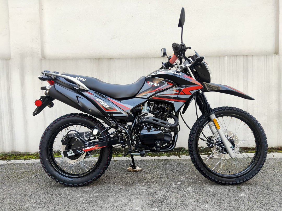 Free Shipping! X-PRO Hawk-X 250 DOT Street Legal Enduro Dirt Bike with Balance Shaft Engine and Full DOT Light! 21"/18" Wheels, Free Shipping!X-PRO Hawk-X 250 DOT Street Legal Enduro Dirt Bike with Balance Shaft Engine and Full DOT Light! 21"/18" Wheels