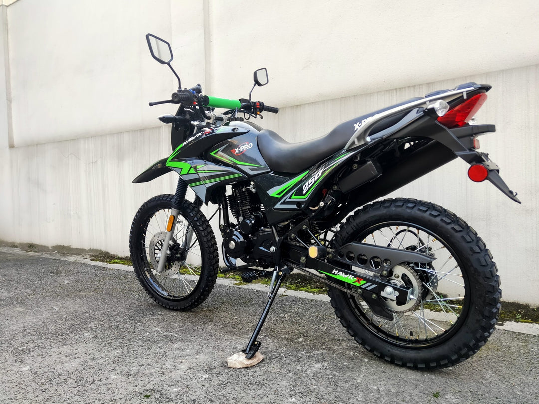 Free Shipping! X-PRO Hawk-X 250 DOT Street Legal Enduro Dirt Bike with Balance Shaft Engine and Full DOT Light! 21"/18" Wheels, Free Shipping!X-PRO Hawk-X 250 DOT Street Legal Enduro Dirt Bike with Balance Shaft Engine and Full DOT Light! 21"/18" Wheels
