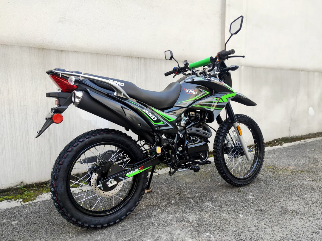 Free Shipping! X-PRO Hawk-X 250 DOT Street Legal Enduro Dirt Bike with Balance Shaft Engine and Full DOT Light! 21"/18" Wheels, Free Shipping!X-PRO Hawk-X 250 DOT Street Legal Enduro Dirt Bike with Balance Shaft Engine and Full DOT Light! 21"/18" Wheels