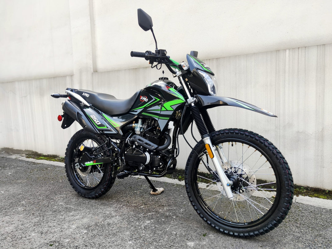 Free Shipping! X-PRO Hawk-X 250 DOT Street Legal Enduro Dirt Bike with Balance Shaft Engine and Full DOT Light! 21"/18" Wheels, Free Shipping!X-PRO Hawk-X 250 DOT Street Legal Enduro Dirt Bike with Balance Shaft Engine and Full DOT Light! 21"/18" Wheels
