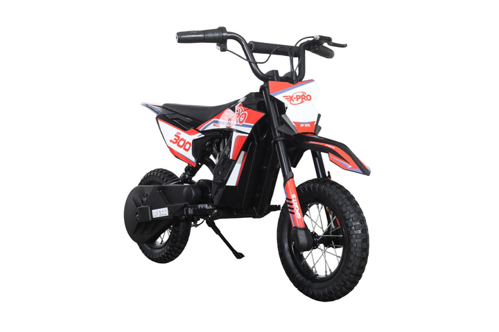 Free Shipping! X-PRO 300W 36V Electric Dirt Bike with Adjustable Speed! 12" Pneumatic Tires!
