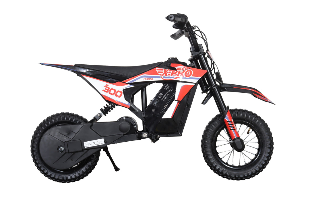 Free Shipping! X-PRO 300W 36V Electric Dirt Bike with Adjustable Speed! 12" Pneumatic Tires!