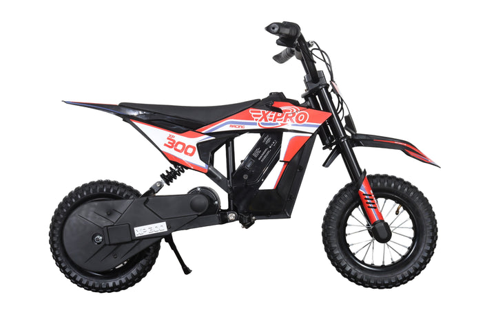 Free Shipping! X-PRO 300W 36V Electric Dirt Bike with Adjustable Speed! 12" Pneumatic Tires!