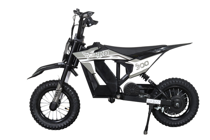 Free Shipping! X-PRO 300W 36V Electric Dirt Bike with Adjustable Speed! 12" Pneumatic Tires!