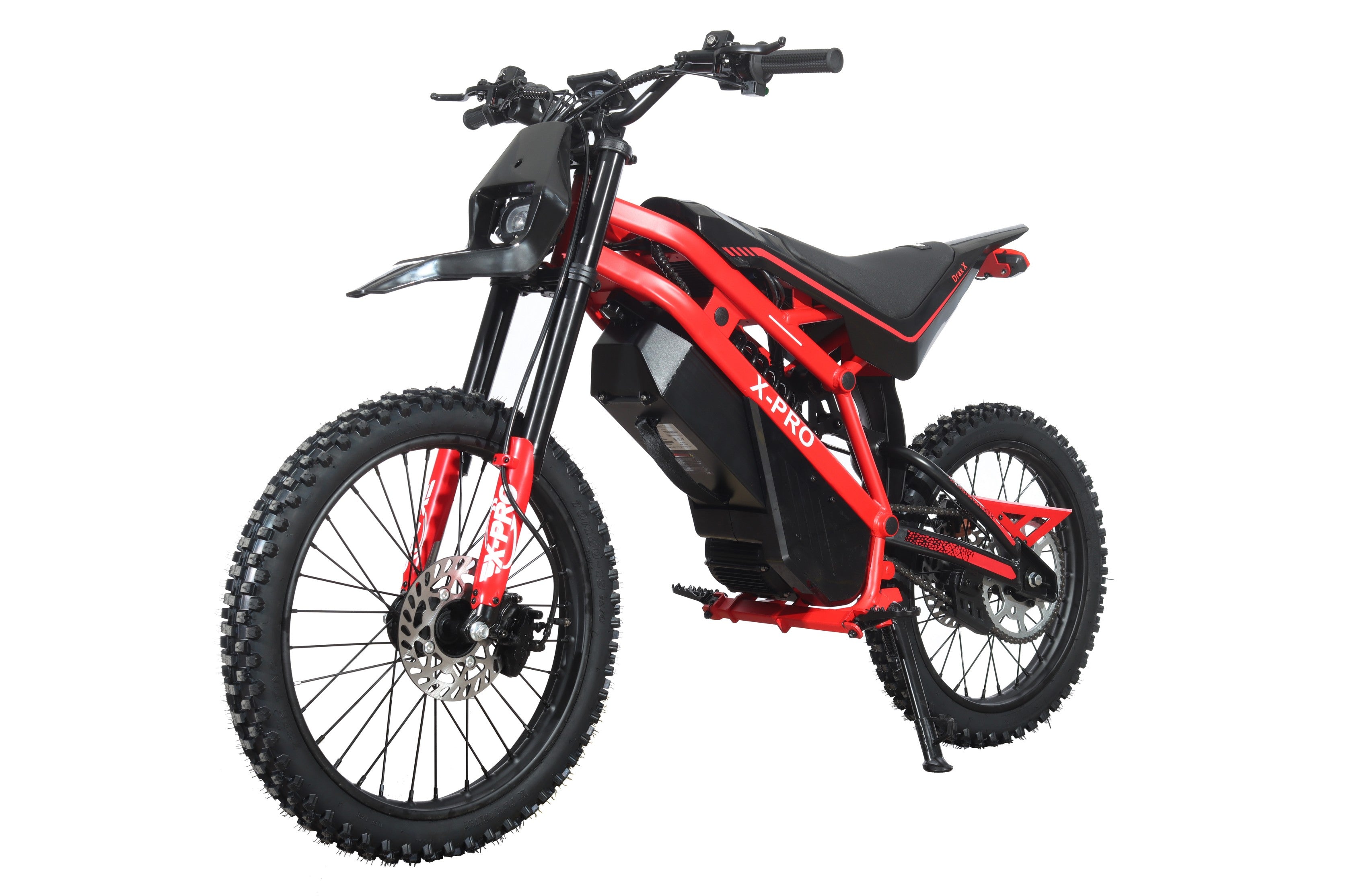 Free Shipping! X-PRO Drax X 4200W Electric Dirt Bike for Adults & Teens - Powerful Brushless Motor,19"/17" Off-Road Tires, Dual Braking &Suspension,LED Headlight,Heavy Duty Electric Dirt Bike for All Terrain