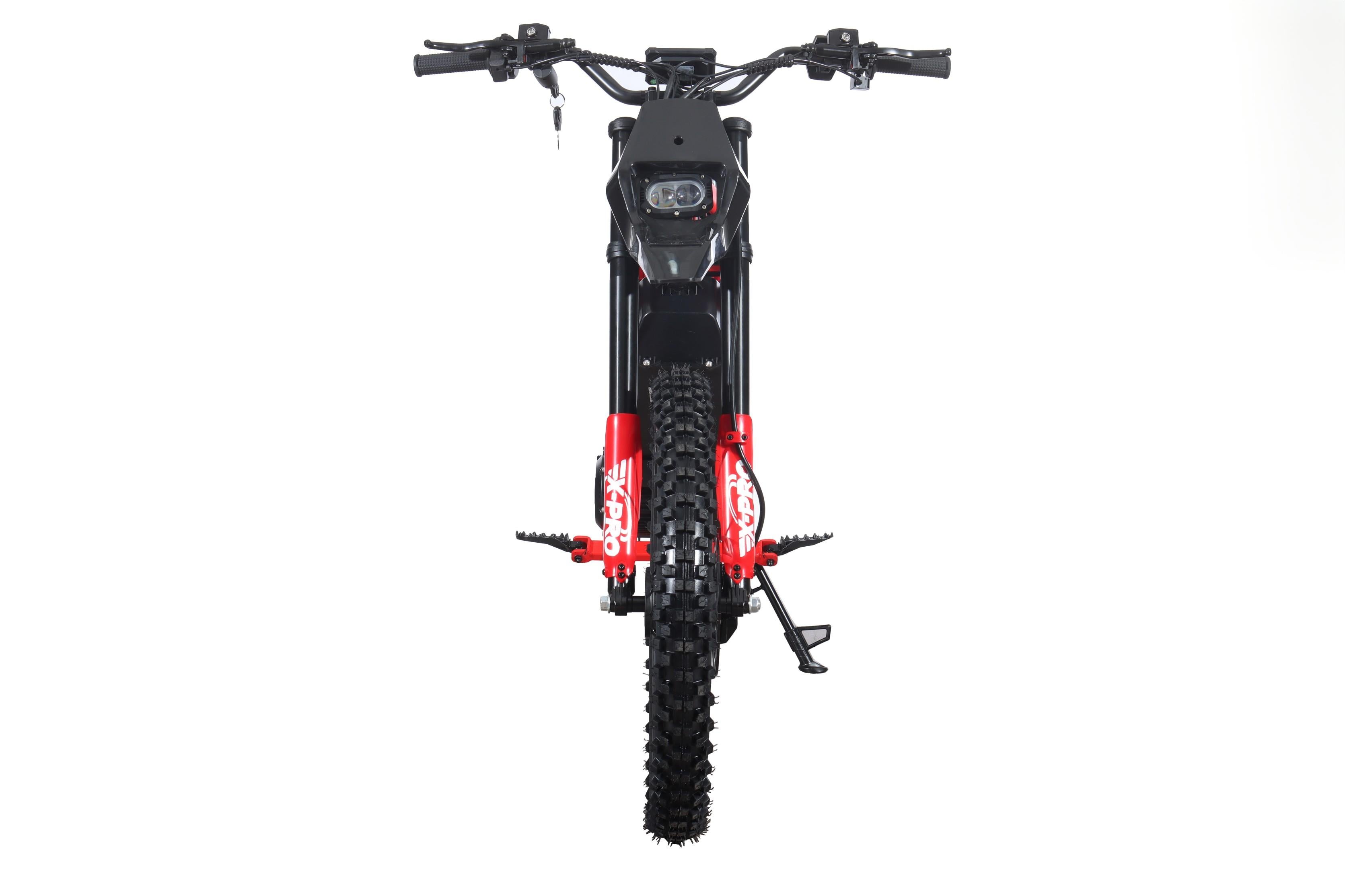 Free Shipping! X-PRO Drax X 4200W Electric Dirt Bike for Adults & Teens - Powerful Brushless Motor,19"/17" Off-Road Tires, Dual Braking &Suspension,LED Headlight,Heavy Duty Electric Dirt Bike for All Terrain