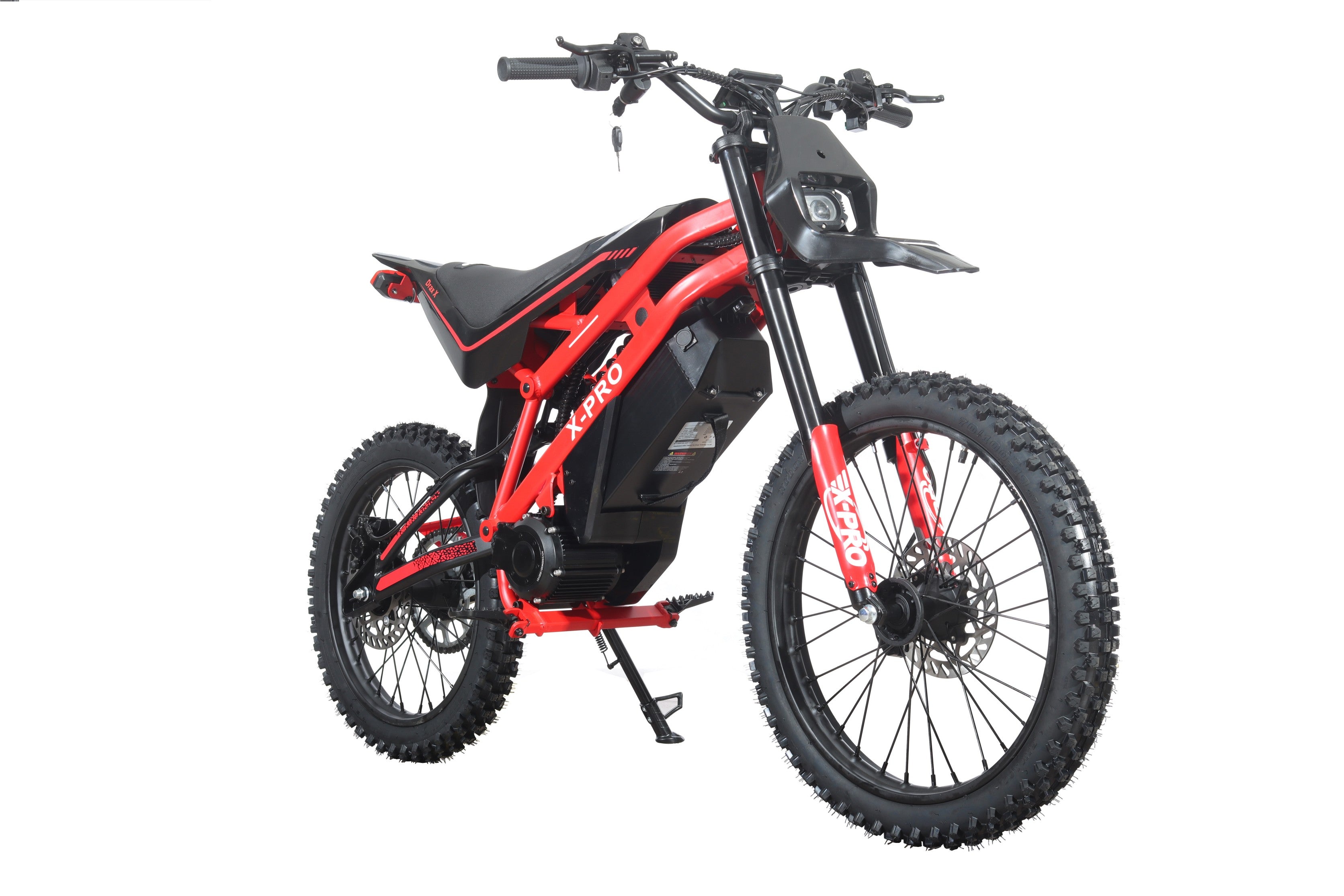 Free Shipping! X-PRO Drax X 4200W Electric Dirt Bike for Adults & Teens - Powerful Brushless Motor,19"/17" Off-Road Tires, Dual Braking &Suspension,LED Headlight,Heavy Duty Electric Dirt Bike for All Terrain