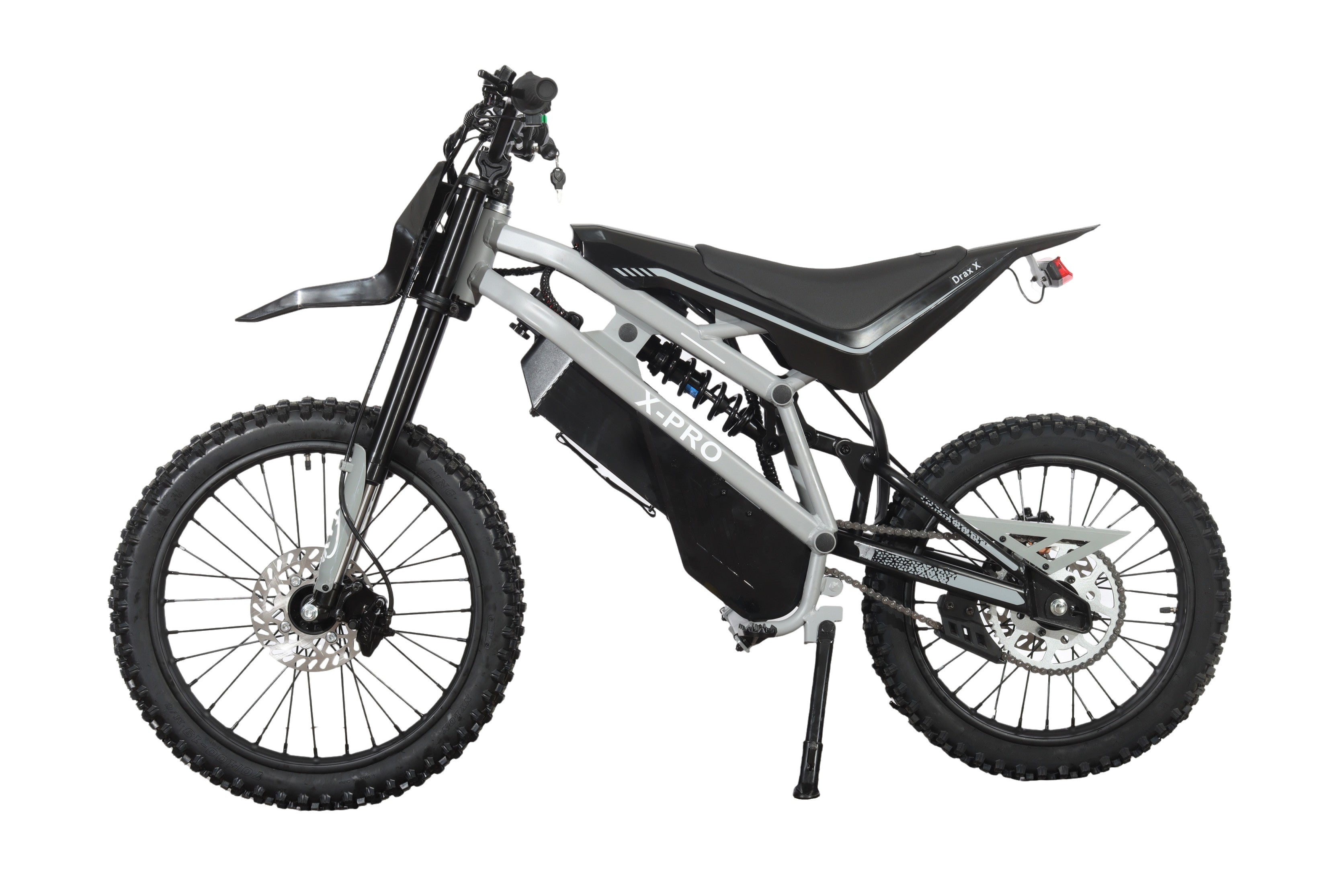 Free Shipping! X-PRO Drax X 4200W Electric Dirt Bike for Adults & Teens - Powerful Brushless Motor,19"/17" Off-Road Tires, Dual Braking &Suspension,LED Headlight,Heavy Duty Electric Dirt Bike for All Terrain