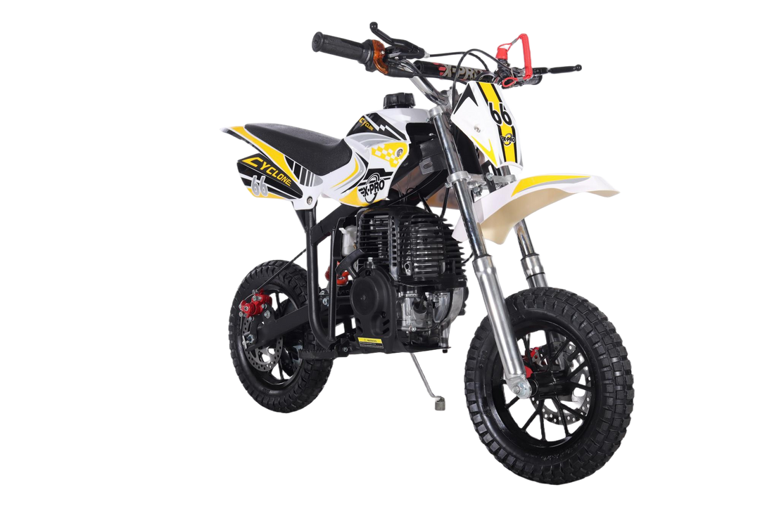Free Shipping! X-PRO Cyclone 40cc Mini Dirt Bike With Hand Pull Start! Chain Drive, Disc Brakes!