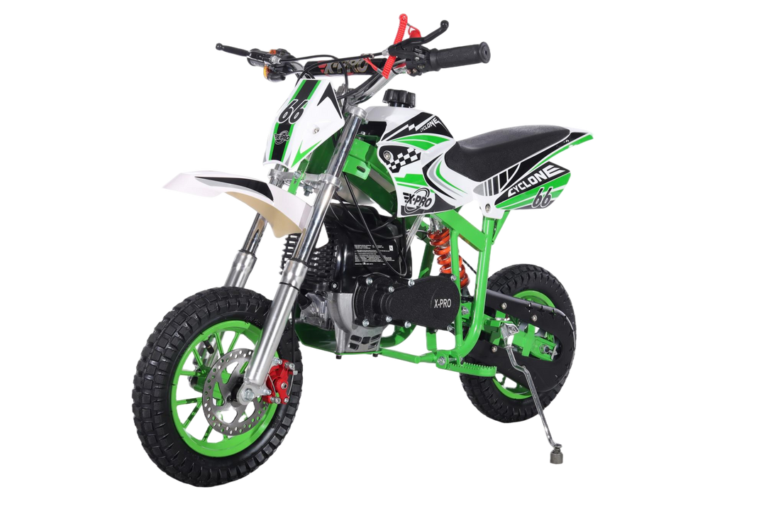 Free Shipping! X-PRO Cyclone 40cc Mini Dirt Bike With Hand Pull Start! Chain Drive, Disc Brakes!