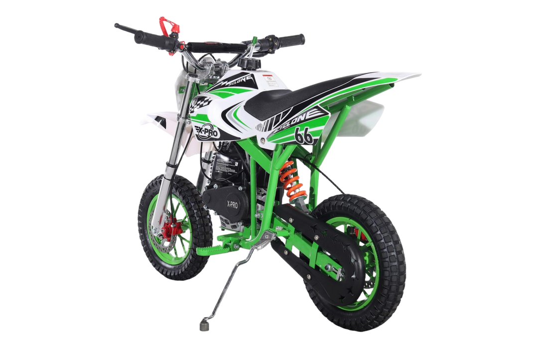 Free Shipping! X-PRO Cyclone 40cc Mini Dirt Bike With Hand Pull Start! Chain Drive, Disc Brakes!